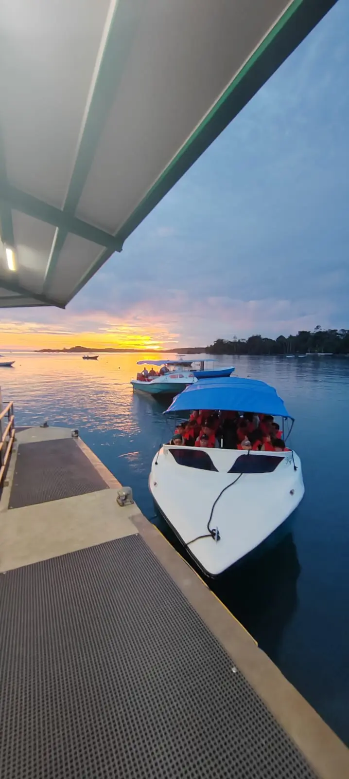 Boat to Sirena station